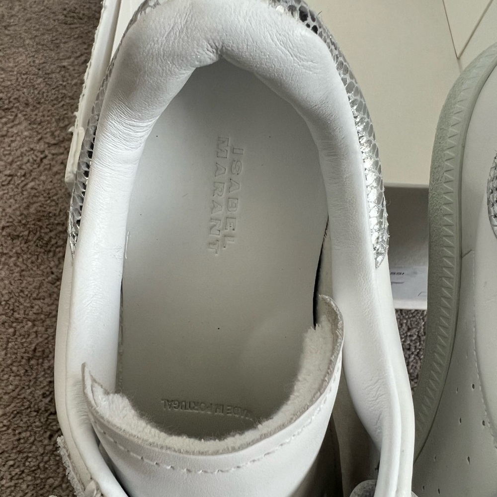 Isabel marant season classic BETH LEATHER SNEAKERS - Picture 15 of 15